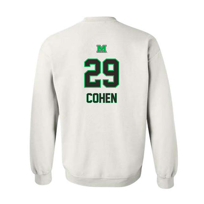 Marshall - NCAA Baseball : Ben Cohen - Generic Shersey Crewneck Sweatshirt-1