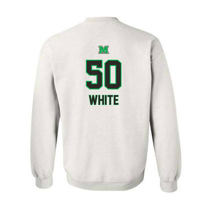 Marshall - NCAA Football : JaeVon White - Generic Shersey Crewneck Sweatshirt-1