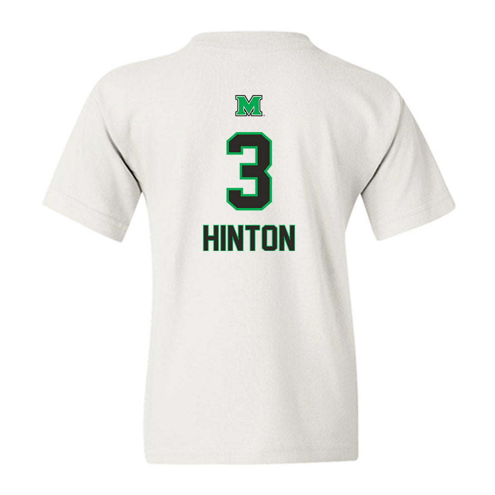 Marshall - NCAA Football : Terrente Hinton - Generic Shersey Youth T-Shirt-1