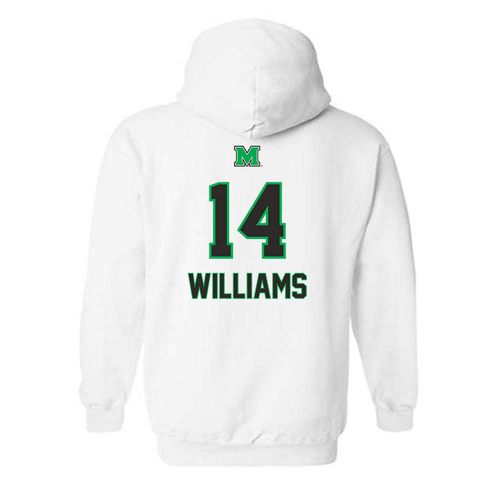Marshall - NCAA Football : Mickel Williams - Generic Shersey Hooded Sweatshirt-1