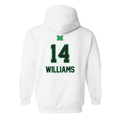 Marshall - NCAA Football : Mickel Williams - Generic Shersey Hooded Sweatshirt-1