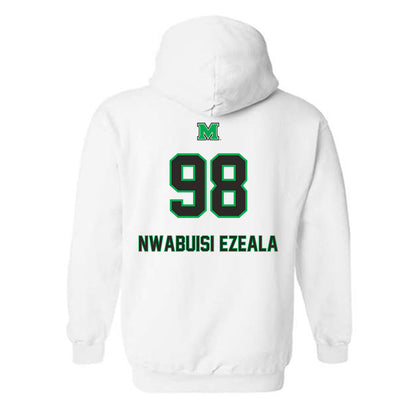 Marshall - NCAA Football : Terry Nwabuisi Ezeala - Generic Shersey Hooded Sweatshirt-1