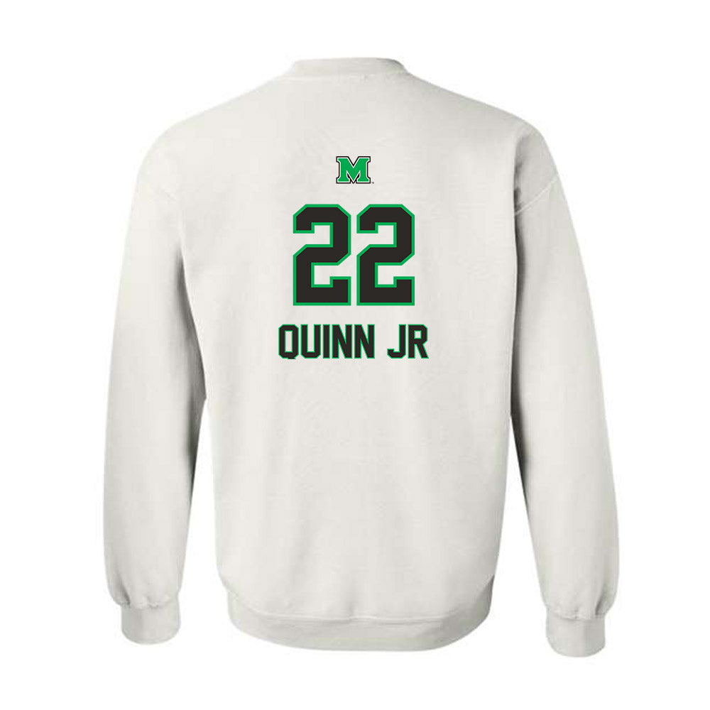 Marshall - NCAA Football : Anthony Quinn Jr - Generic Shersey Crewneck Sweatshirt-1