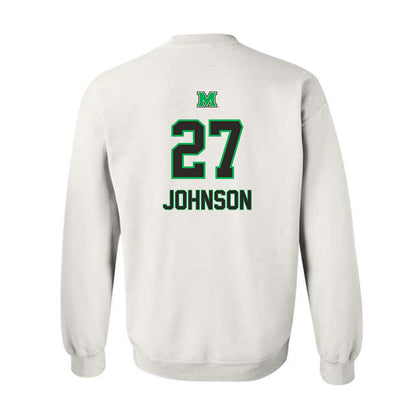 Marshall - NCAA Women's Soccer : Ruby Johnson - Generic Shersey Crewneck Sweatshirt-1