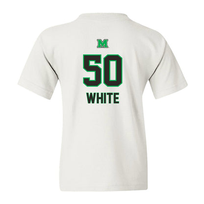 Marshall - NCAA Football : JaeVon White - Generic Shersey Youth T-Shirt-1