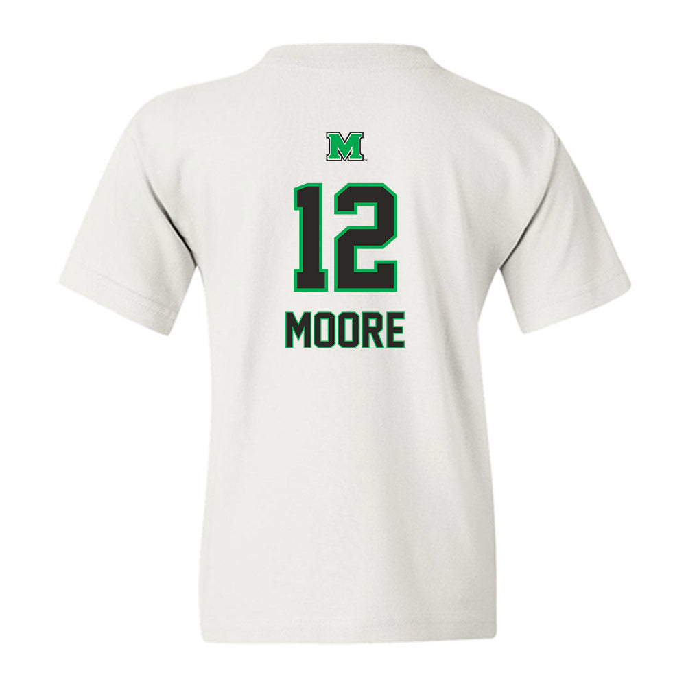 Marshall - NCAA Men's Basketball : Will Moore - Generic Shersey Youth T-Shirt-1