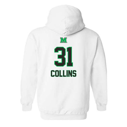 Marshall - NCAA Baseball : Kenyon Collins - Generic Shersey Hooded Sweatshirt-1