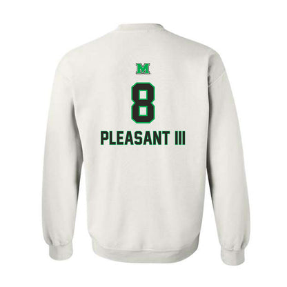 Marshall - NCAA Football : Eddie Pleasant III - Generic Shersey Crewneck Sweatshirt-1
