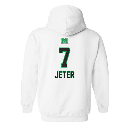 Marshall - NCAA Football : TaShawn Jeter - Generic Shersey Hooded Sweatshirt-1