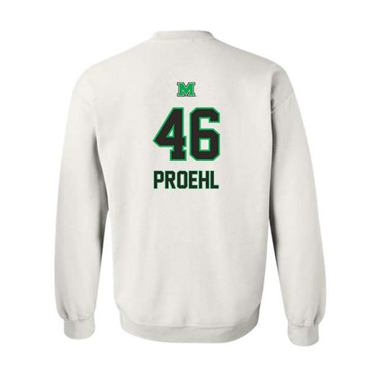 Marshall - NCAA Baseball : Luke Proehl - Generic Shersey Crewneck Sweatshirt-1