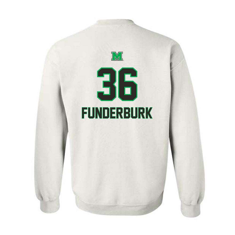 Marshall - NCAA Football : Cole Funderburk - Generic Shersey Crewneck Sweatshirt-1