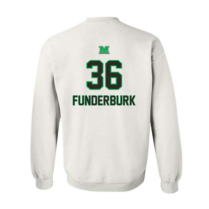 Marshall - NCAA Football : Cole Funderburk - Generic Shersey Crewneck Sweatshirt-1