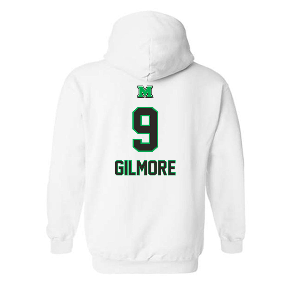 Marshall - NCAA Football : Javae Gilmore - Generic Shersey Hooded Sweatshirt-1