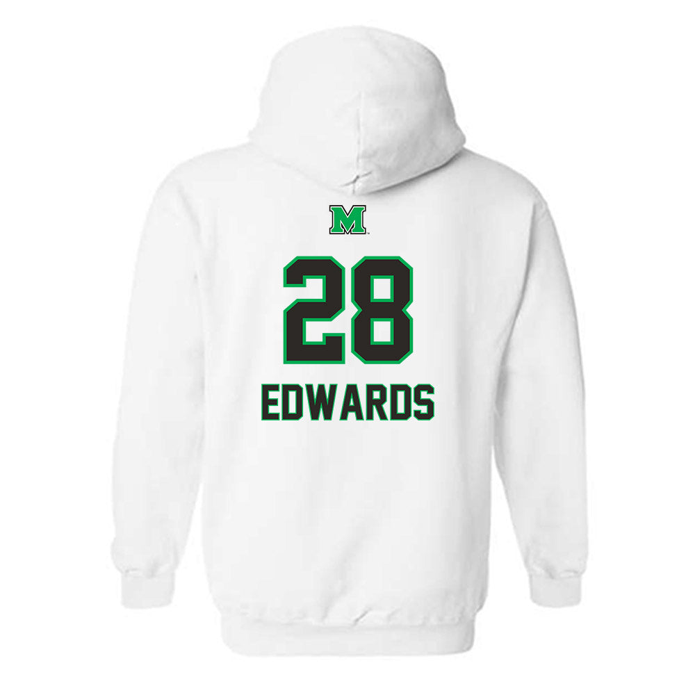 Marshall - NCAA Football : Aumad Edwards - Generic Shersey Hooded Sweatshirt-1