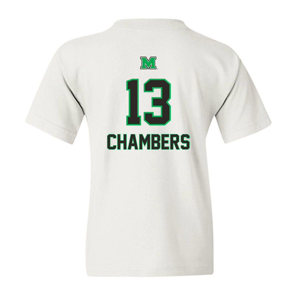 Marshall - NCAA Football : Brennan Chambers - Generic Shersey Youth T-Shirt-1