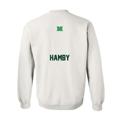 Marshall - NCAA Men's Track & Field : CamRon Hamby - Generic Shersey Crewneck Sweatshirt-1