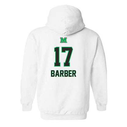 Marshall - NCAA Football : Dylan Barber - Generic Shersey Hooded Sweatshirt-1