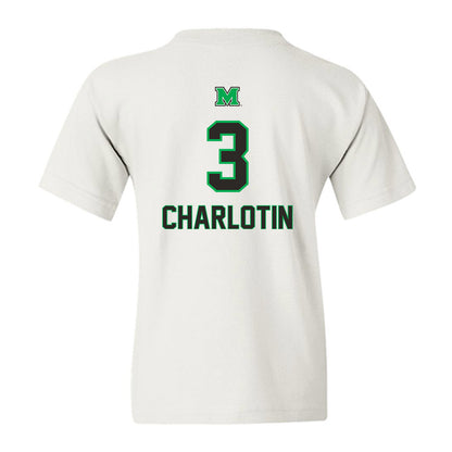 Marshall - NCAA Men's Basketball : Alex Charlotin - Generic Shersey Youth T-Shirt-1