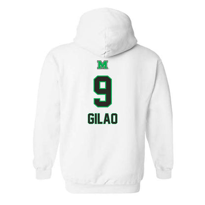 Marshall - NCAA Men's Basketball : Kenan Gilao - Generic Shersey Hooded Sweatshirt-1
