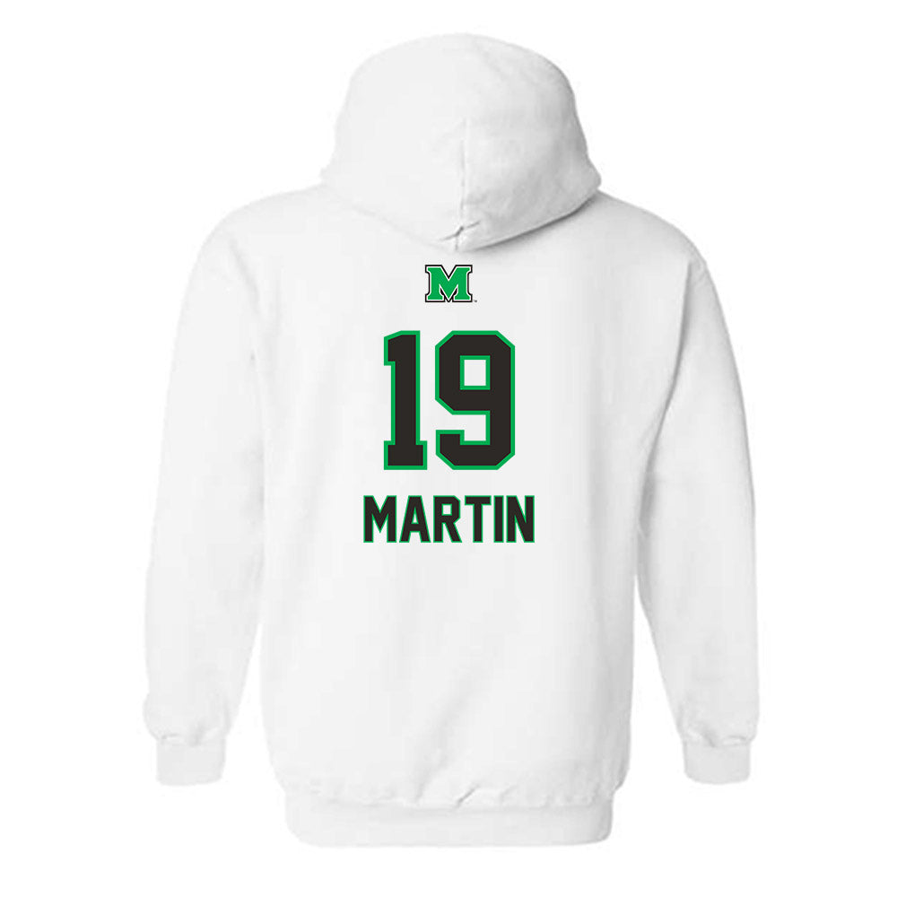 Marshall - NCAA Football : Tony Martin - Generic Shersey Hooded Sweatshirt-1