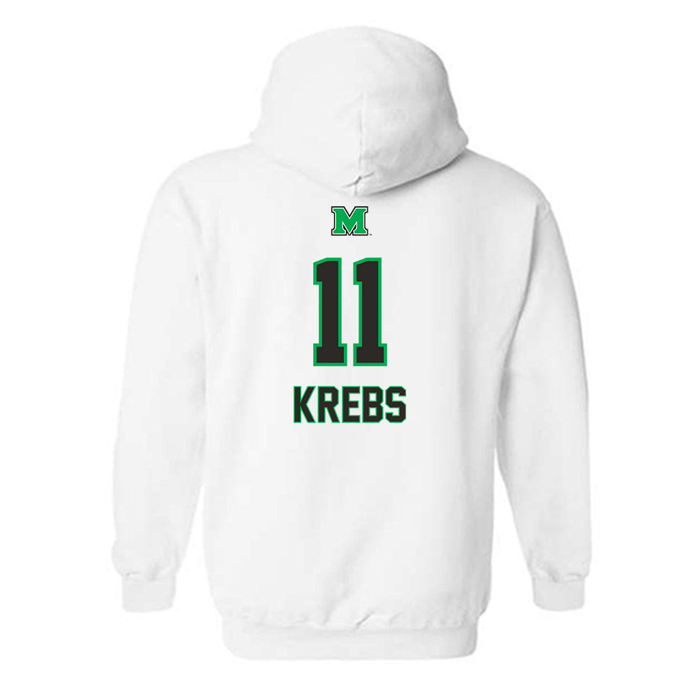 Marshall - NCAA Baseball : Charlie Krebs - Generic Shersey Hooded Sweatshirt-1