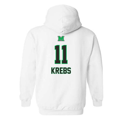 Marshall - NCAA Baseball : Charlie Krebs - Generic Shersey Hooded Sweatshirt-1