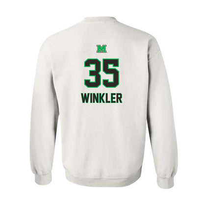 Marshall - NCAA Football : Riley Winkler - Generic Shersey Crewneck Sweatshirt-1