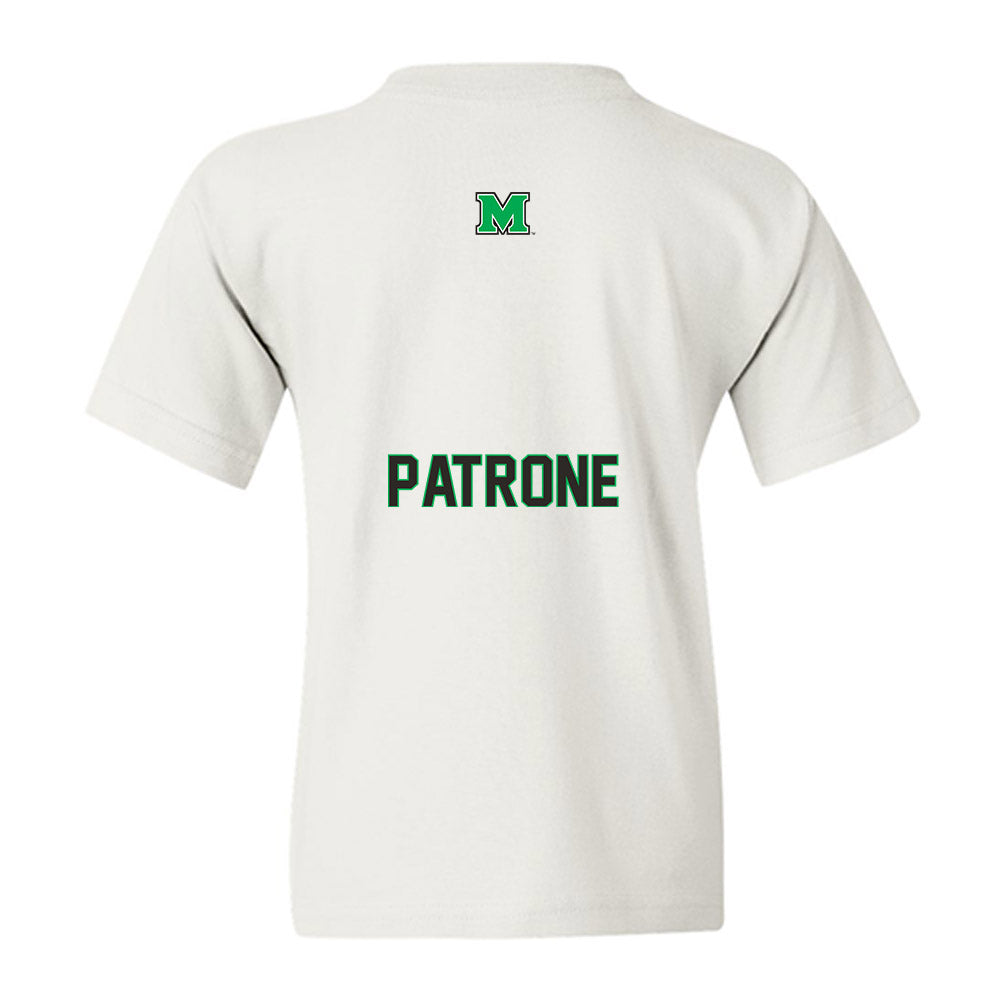 Marshall - NCAA Men's Track & Field : Perry Patrone - Generic Shersey Youth T-Shirt-1