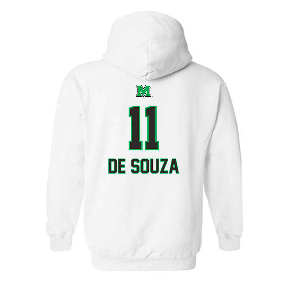Marshall - NCAA Women's Soccer : Geovanna De Souza - Generic Shersey Hooded Sweatshirt-1