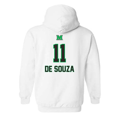 Marshall - NCAA Women's Soccer : Geovanna De Souza - Generic Shersey Hooded Sweatshirt-1