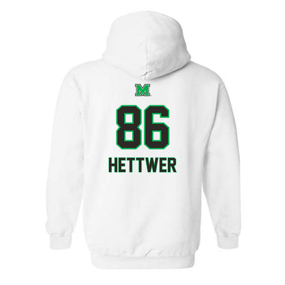 Marshall - NCAA Football : Brandon Hettwer - Generic Shersey Hooded Sweatshirt-1