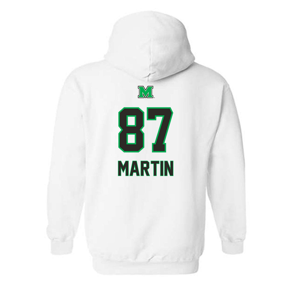 Marshall - NCAA Football : Tony Martin - Generic Shersey Hooded Sweatshirt-1