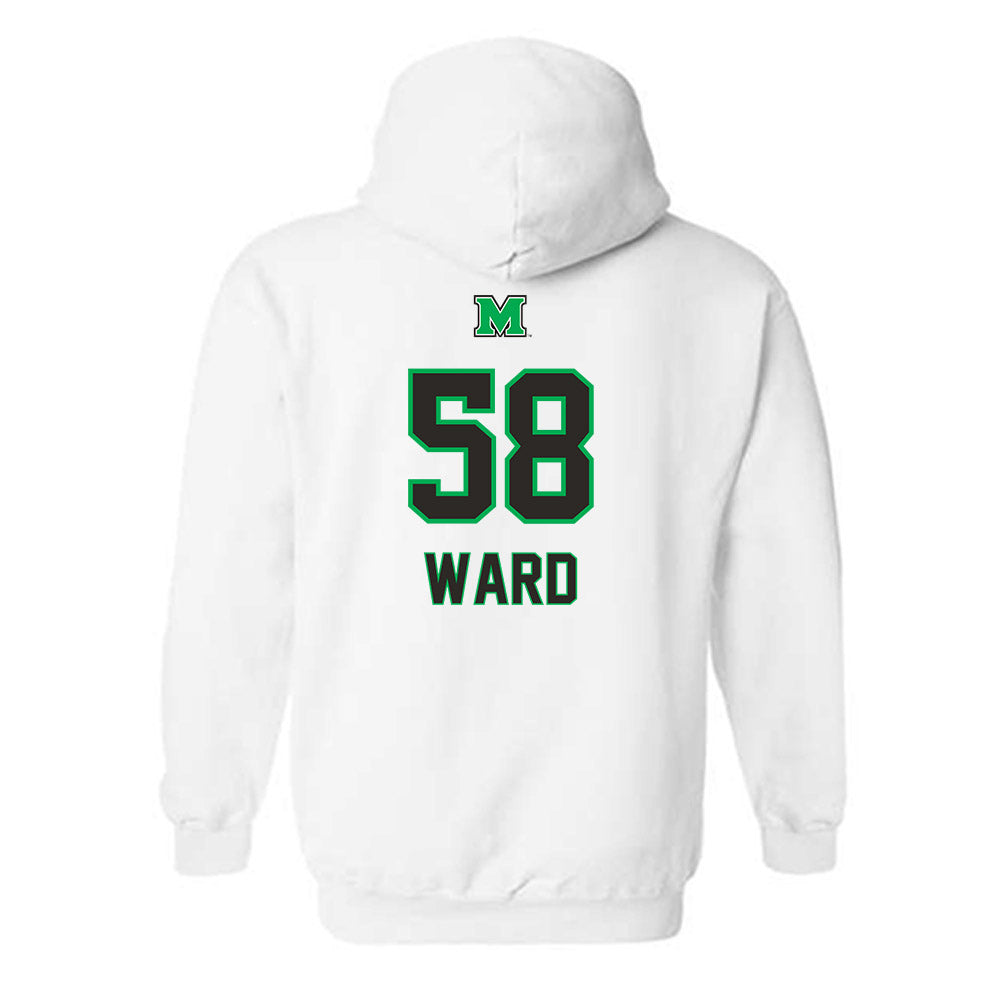 Marshall - NCAA Football : Braydin Ward - Generic Shersey Hooded Sweatshirt