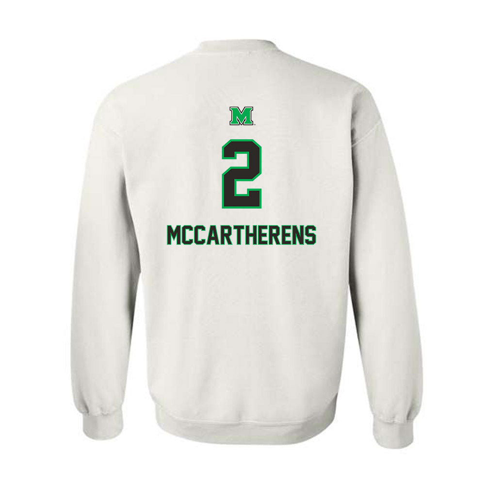 Marshall - NCAA Football : Charles McCartherens - Generic Shersey Crewneck Sweatshirt-1