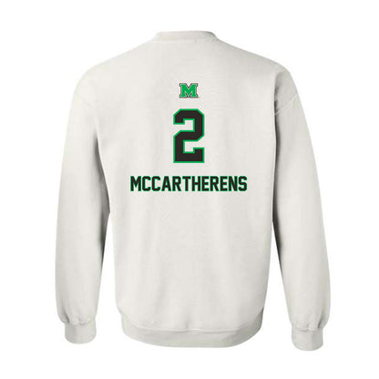 Marshall - NCAA Football : Charles McCartherens - Generic Shersey Crewneck Sweatshirt-1