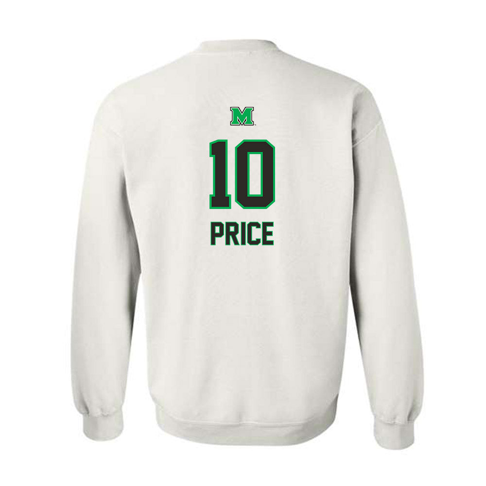 Marshall - NCAA Football : Judah Price - Generic Shersey Crewneck Sweatshirt-1