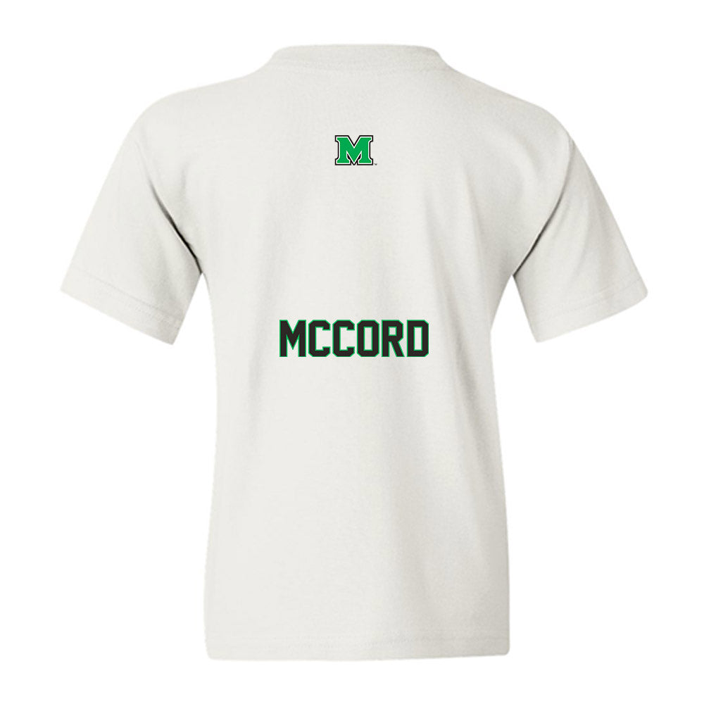 Marshall - NCAA Men's Track & Field : Samari McCord - Generic Shersey Youth T-Shirt-1
