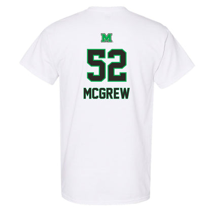 Marshall - NCAA Football : Rhett Mcgrew - Generic Shersey T-Shirt-1