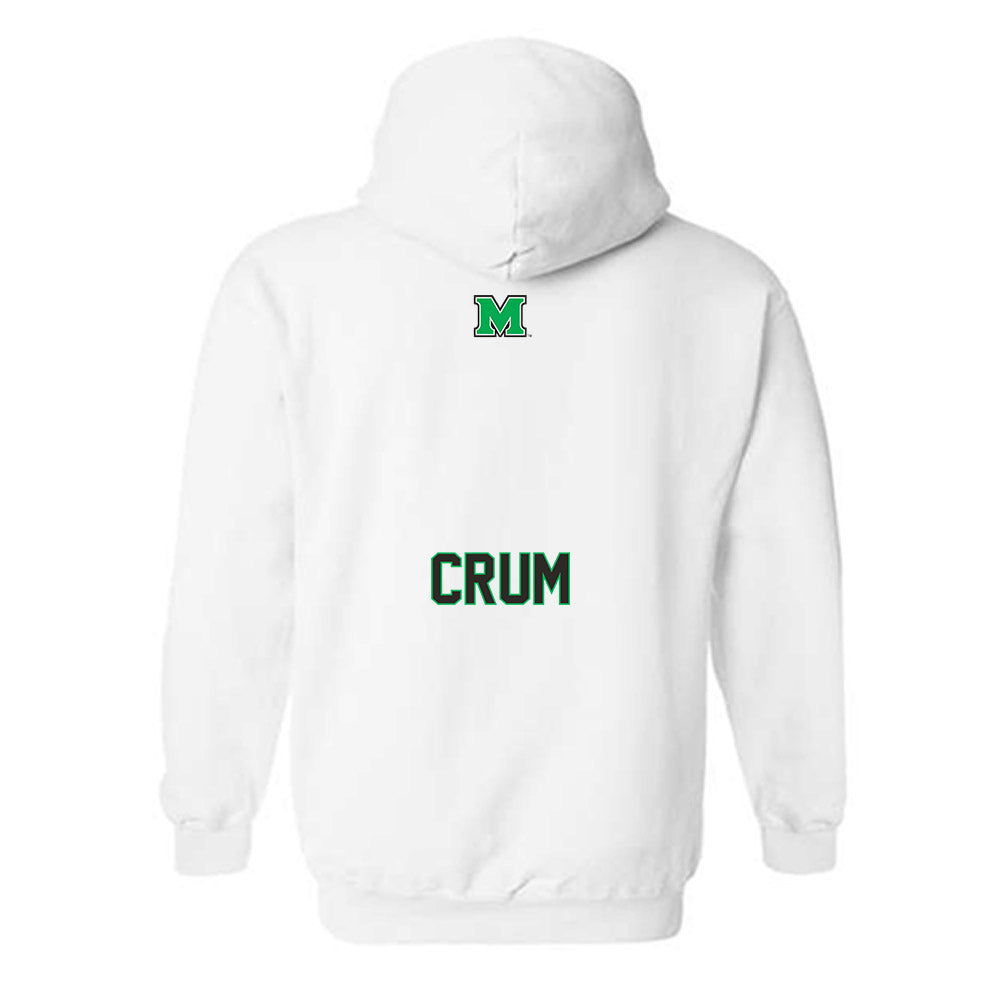 Marshall - NCAA Women's Track & Field : Haleigh Crum - Generic Shersey Hooded Sweatshirt-1