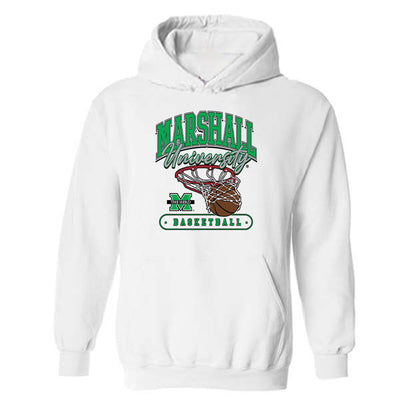 Marshall - NCAA Women's Basketball : Zenthia Stowers - Sports Shersey Hooded Sweatshirt-0