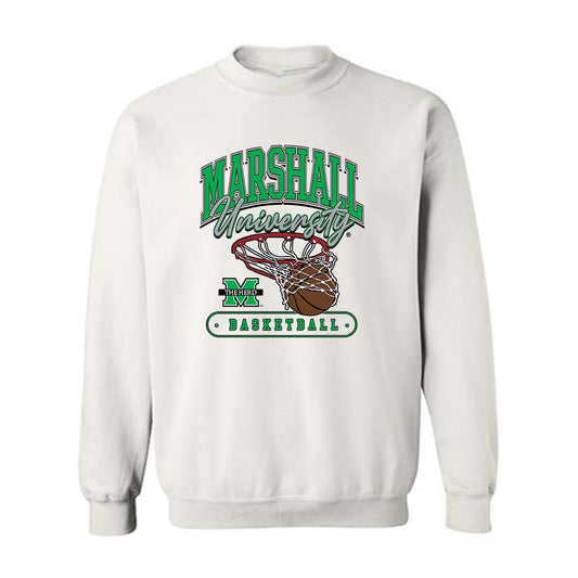 Marshall - NCAA Women's Basketball : Zenthia Stowers - Sports Shersey Crewneck Sweatshirt-0