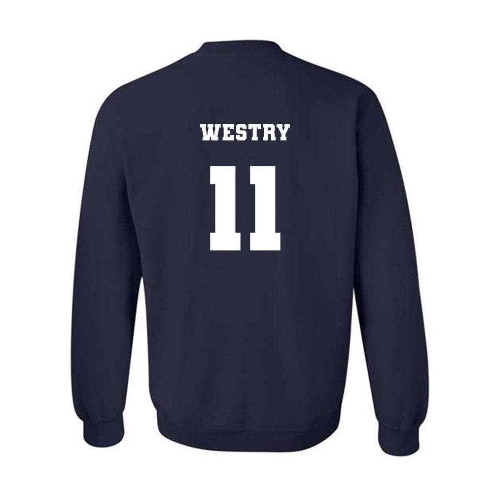 Xavier - NCAA Men's Basketball : Chance Westry - Generic Shersey Crewneck Sweatshirt-1