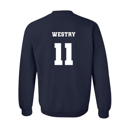 Xavier - NCAA Men's Basketball : Chance Westry - Generic Shersey Crewneck Sweatshirt-1