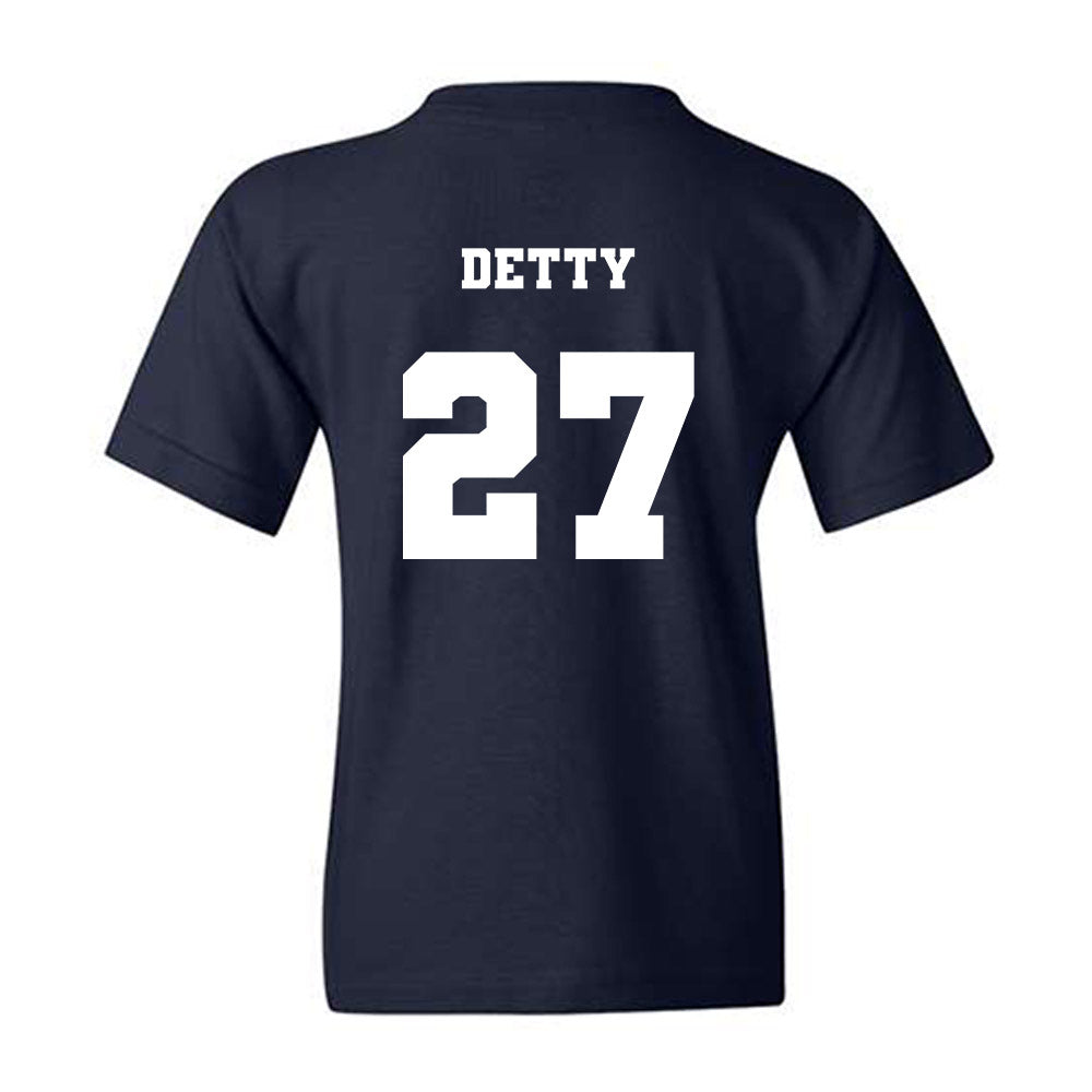 Xavier - NCAA Men's Soccer : Ely Detty - Generic Shersey Youth T-Shirt-1