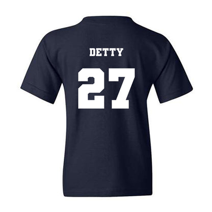 Xavier - NCAA Men's Soccer : Ely Detty - Generic Shersey Youth T-Shirt-1