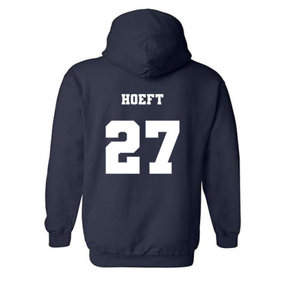 Xavier - NCAA Baseball : Sam Hoeft - Generic Shersey Hooded Sweatshirt-1