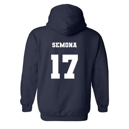 Xavier - NCAA Women's Volleyball : Gabby Semona - Generic Shersey Hooded Sweatshirt-1