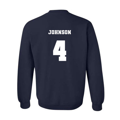 Xavier - NCAA Baseball : Peter Johnson - Generic Shersey Crewneck Sweatshirt-1