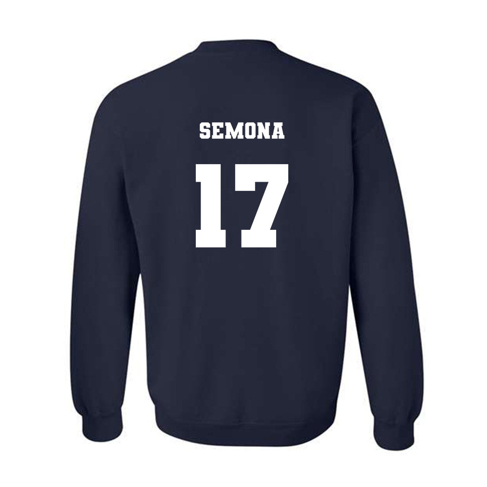 Xavier - NCAA Women's Volleyball : Gabby Semona - Generic Shersey Crewneck Sweatshirt-1