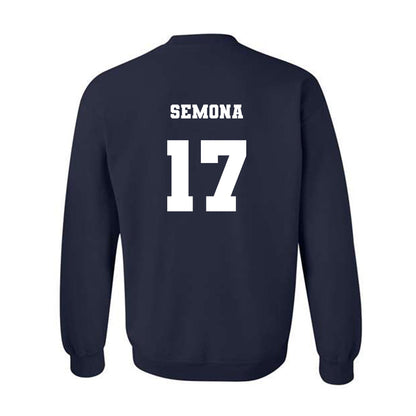 Xavier - NCAA Women's Volleyball : Gabby Semona - Generic Shersey Crewneck Sweatshirt-1